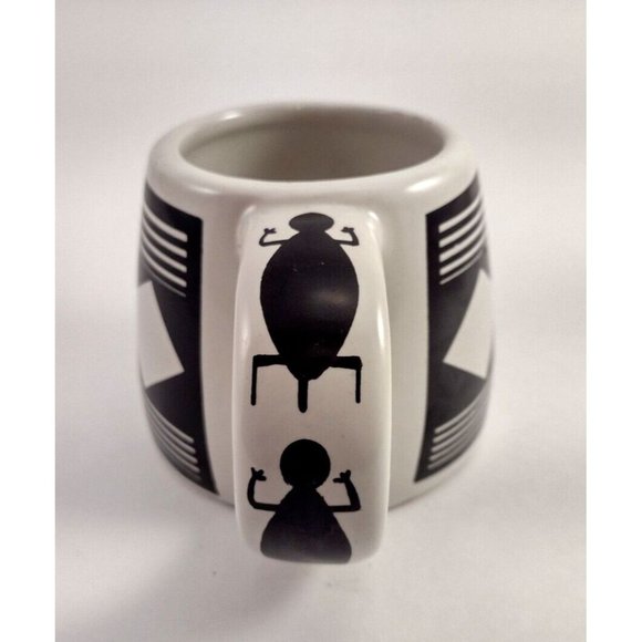 The Treasure Chest Southwestern Black & White Geometric Mug Cup Las Cruces NM #2 - Picture 4 of 8